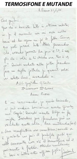 lettera a casa